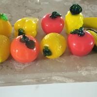 Frutti e verdura in vetro