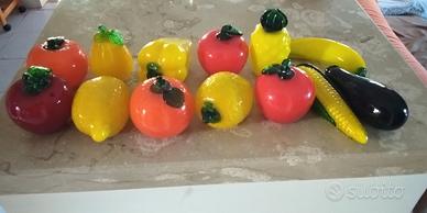 Frutti e verdura in vetro