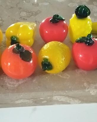 Frutti e verdura in vetro