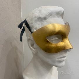 Maschera Venezia Originale in Cartapesta oro