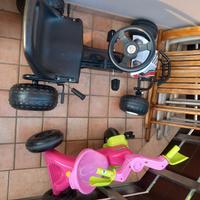 Go kart pedali e triciclo