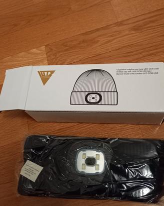 Cappellino con luce LED 