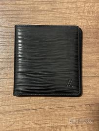 Portafoglio Louis Vuitton single fold epi black