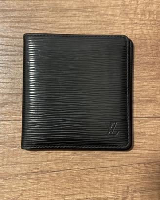 Portafoglio Louis Vuitton single fold epi black