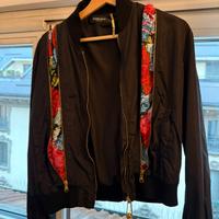 Versace floreal bomber jacket