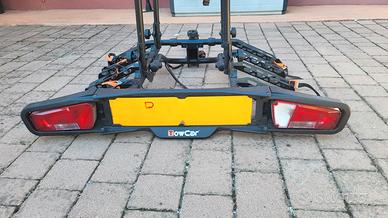 TOWCAR T4 – Portabici da gancio traino per 4 bicic