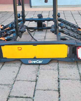 TOWCAR T4 – Portabici da gancio traino per 4 bicic