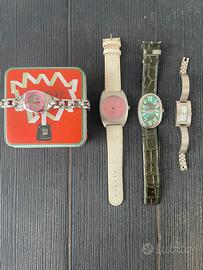Lotto 4 Orologi Vintage Fossil Rare