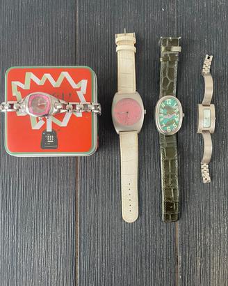 Lotto 4 Orologi Vintage Fossil Rare