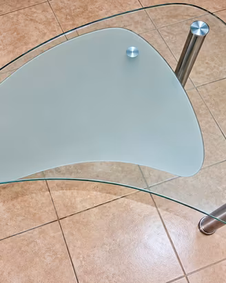Tavolino arredo cristallo