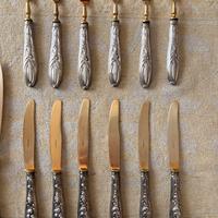 Servizio di Posate Vintage da Dolce 14 Pezzi