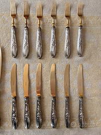 Servizio di Posate Vintage da Dolce 14 Pezzi