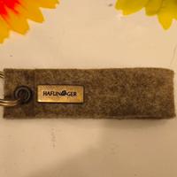 Haflinger Portachiavi in lana cotta special Gris