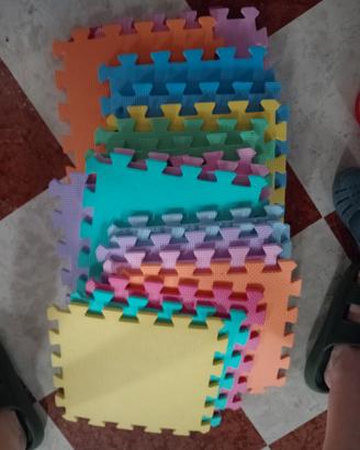 quadrati per tappeto per bimbi