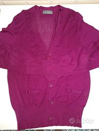 Cardigan uomo seta cotone