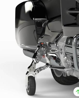 Carrello atterraggio per maxi moto