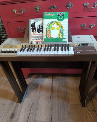 Organo Elettronico Bontempi Vintage con Mobiletto