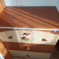 Cassettiera con fasciatoio