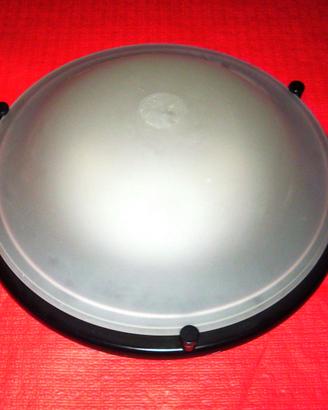 PLAFONIERA VETRO SATINATO D.37