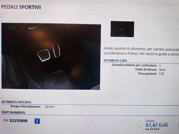 PEDALI SPORTIVI 52155898 ALFA TONALE