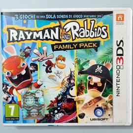 RAYMAN AND RABBITS FAMILY PACK  x Nintendo 3DS