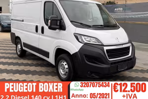 Peugeot Boxer 330 2.2 Diesel 140 cv L1H1