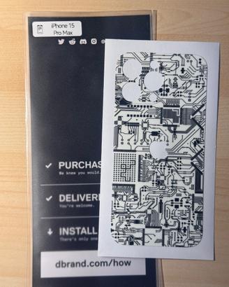 Skin dBrand Glow Circuit  - iPhone 15 Pro Max