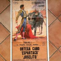 Raro Manifesto Originale Corrida 1986