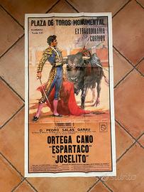Raro Manifesto Originale Corrida 1986