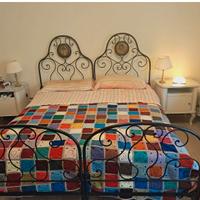 Letto matrimoniale n ferro battuto inizio 1900