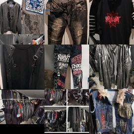stock abbigliamento rock biker metal dark L/XL