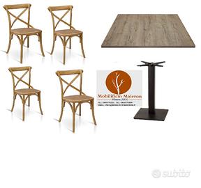 Sedie Tavoli Bar Ristorante Shabby Chic 0220