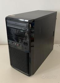 PC DESKTOP FISSO, INTEL i3 6100 3,7GHz, 8GB DDR3