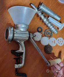 Tritacarne manuale professionale vintage 