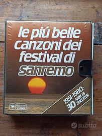 Cofanetto cassette Sanremo 1951-1980 30 anni di su