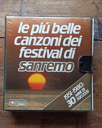 Cofanetto cassette Sanremo 1951-1980 30 anni di su