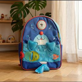 Affenzahn, zainetto foca, bambini, WWF, blu