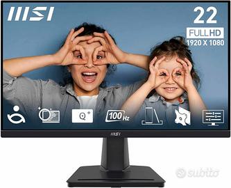 MSI PRO MP225V Monitor da Ufficio 21,5” Full HD