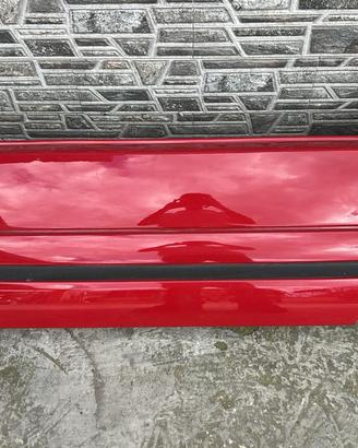paraurto anteriore e posteriore fiat 500 rosso
