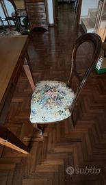 Sedie imbottite in stile classico 