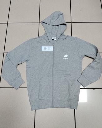 Felpa full zip con cappuccio 14 anni Lotto 