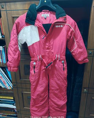 Tuta da neve marca 8848 per bambina 6 anni 
