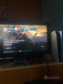 Ps5 standard digital 2 controller + tv samsung