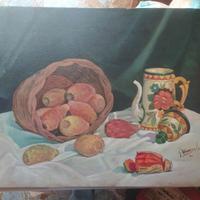 Giuseppe Minissale(Messina 1916-2015?)dipinto 1990