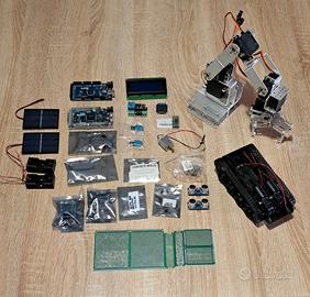 lotto Arduino, elegoo, braccio, cingoli, sensori