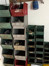 Cassette a bocca di lupo vintage Terry e plastica