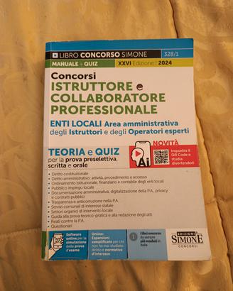 Libro Concorso Istruttore Amministrativo 
