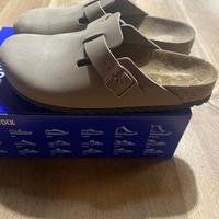 Birkenstock Boston 43 Pelle Oliata Tobacco Brown