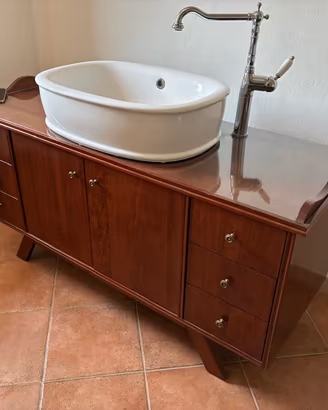 Mobile bagno in stile mid-century anni 50/60