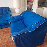 Divano letto 2 poati e poltrona letto